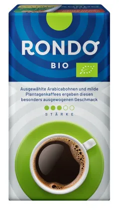 Röstfein Rondo Bio Café filtre moulu 500 g emballé sous vide